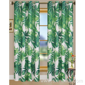 Printed Blackout Grommets Curtain